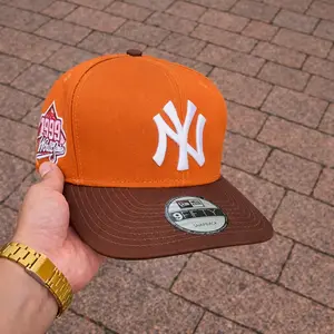 ORANGE Baseball Caps Unisex - Stylish LA & NY Full ML-B Color-Blocked Headwear with European Charm, 100% Cotton, Lightweight & Durable