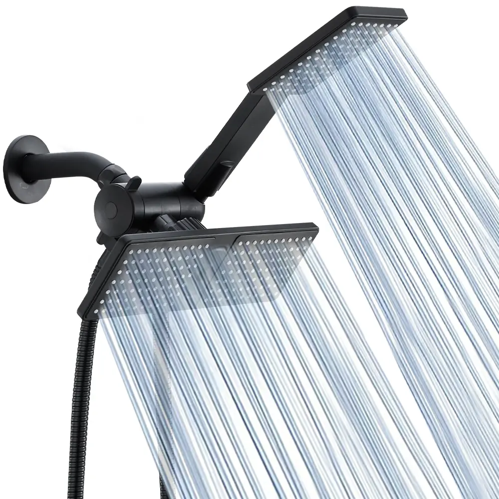 Luxury Bathroom Shower Head, High Pressure Showerhead, Powerful Shower Heads High Pressure, Rainfall Design, Easy One-Minute Installation, Adjustable Replacement Chrome Options, High Pressure Shower Heads