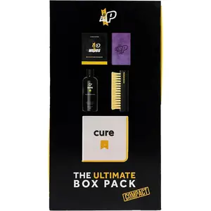 Shoe Care Pack - COMPACT  Sneaker Cleaning Kit with 9 x Sneaker Wipes, 1 x Suede & Nubuck Eraser, 3.38 Oz Cleaning Solution, Microfibre Cloth & Brush