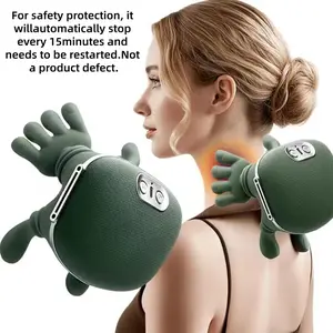 Neck and shoulder massage device, cervical massage device, trapezius muscle kneading and heating human-like hand massage device, neck and shoulder massage device