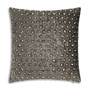 Laurel Bedazzled Crystal Steel Pillow