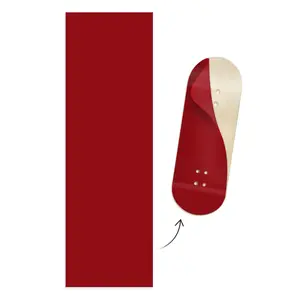 "Black Cherry Red Colorway" ColorBlock Fingerboard Deck Wrap - 35mm x 110mm