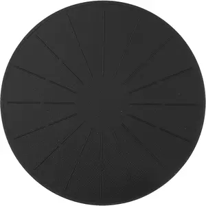 Induction Cootop Mat -  Fiberglass Scratch Protector - for  Stove - Non Slip Pads to  Pots from Sliding During Cooing_ Blac (11inches)