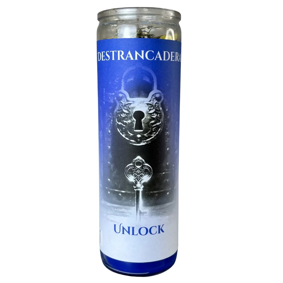 Romesen Destrancadera Vela, Unlocking 7-Day Prayer Candle, Scented, For Prayer, Altars, Rituals