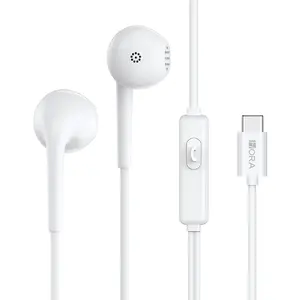 1 HORA AUT124 USB-C Wired Earphones with Mic