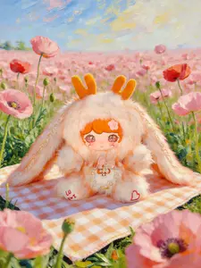 LUXI Rabbit Adventure Series Plush Blind Box(400%) | 6+1 Hidden |