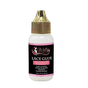 Wid's Beauty Essentials Lace Glue Strong Hold Waterproof Hair Extension Lace Wig Bonding Glue 1.3 oz Gentle on Hair Humidity Resistant Laceglue