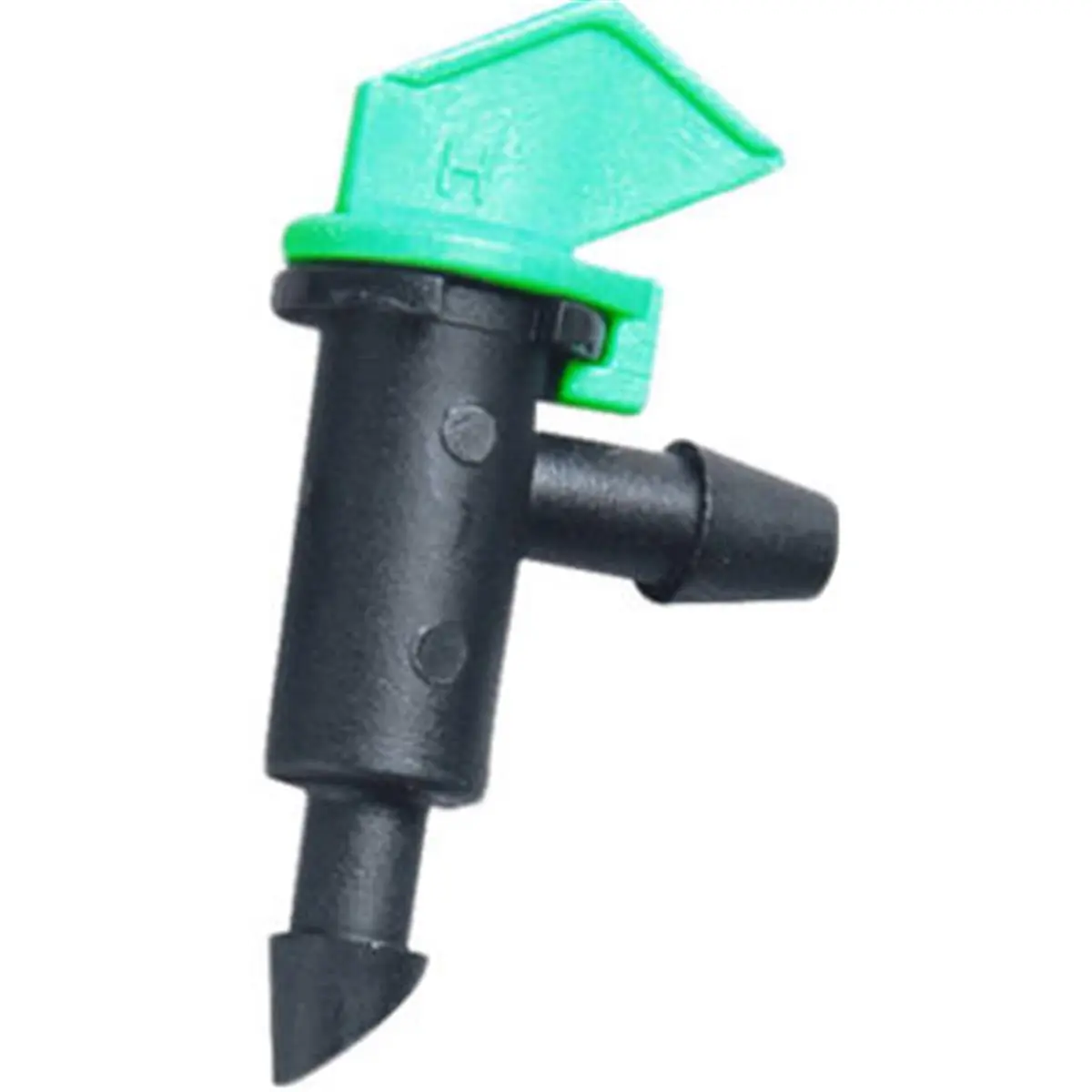 Raindrip 122025B Non-Pressure Compensating Flag Dripper, 25-Pack, 2 Gph, Laminar Flow, Easy Clean Out