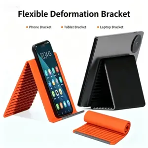 Flexible Phone Stand, Foldable Lazy Tablet Holder, Portable Desktop Universal Stand, Convenient and Versatile Design, Perfect for Any Device