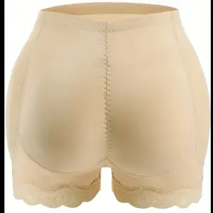 Women's Butt Enhancer & Lifter Shapewear with Removable Pads - 4-in-1 Effect Lift & Curve Boosting Padded Underwear Breathable Comfortable Hip Booty Booster Natural Look Feel All Season Use Post Surgery No Surgery Required Solid Color Option