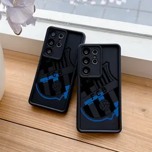 Sport Soccer Barcelona B-Barce Phone Case, Compatible with Samsung Galaxy S25-S20 Series, 4g/5g, Anti-Fall Design, Soft Tpu Material