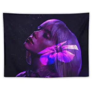 Billie GT-3 Pink Music Album Print Tapestry, Polyester Home Decor Wall Hanging for Living Room, Bedroom Gift for Friends tiktokshopspringglowup