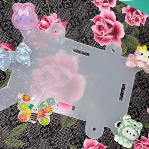 !!!Includes 4 Free Kawaii pins!!Badge Buddy Pin Holder, with 10 Locking Pins Backs, Acrylic Badges Topper Adapter for Displaying, Horizontal Vertical ID Badges for phlebotomist Nurse MA teacher doctor Radiologist lab tech x-ray tech ID Student Employees