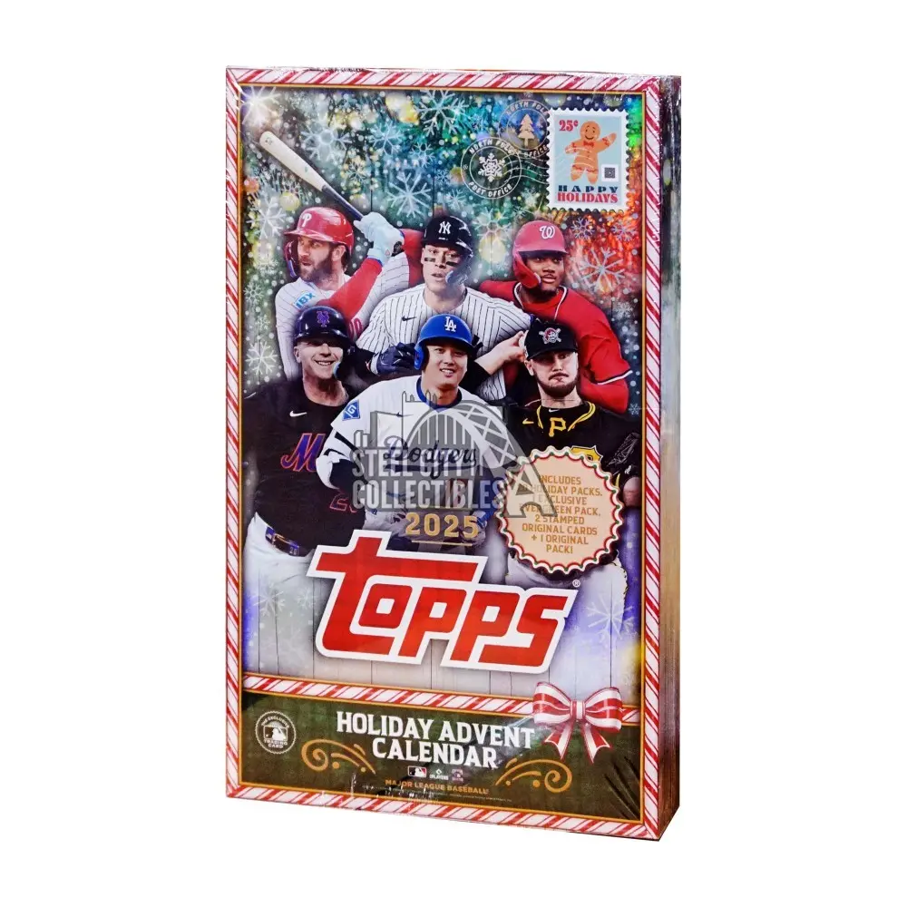 2025 Topps MLB Baseball Holiday Advent Calendar - Must Rip Live Sports Trading Cards Sports Cards Packs