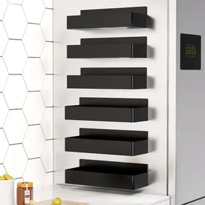 Upgrade Your Fridge! No-Drill Magnetic Shelves & Spice Racks. Strong, Heavy Duty & Large Capacity. Instantly Organize Your Kitchen, Save Space, and Love Your Fridge Again