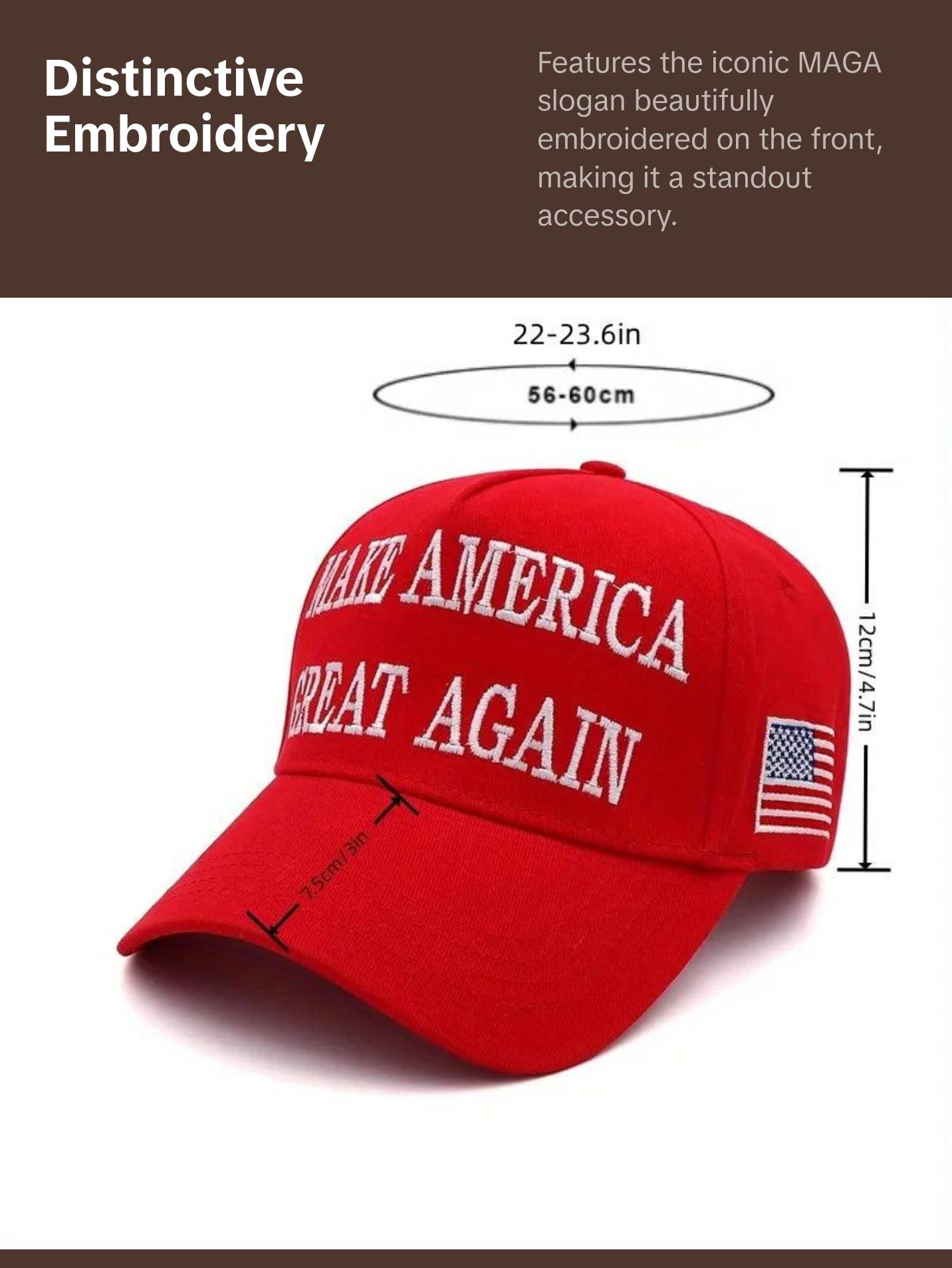 New Donald Trump 2024 Cap USA Baseball Cap MAGA Snapback