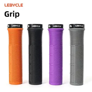 Mountain bike handlebar cover - Locks the bicycle handlebar on one side. Handlebar cover made of rubber. Universal grip accessory Handlebar Mtb Bike Accessories