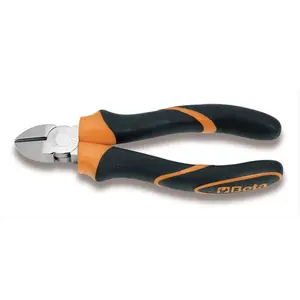Beta Tools  1082BM 140-Diagonal Cutting Nippers- Bi-Material Handles