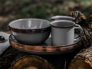 Enamelware Camping Dish Set