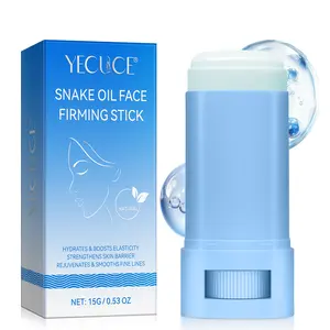 Yecuce Snake Oil Face Firming Stick, Contains Snakeskin Extract & Avocado Oil, Moisturizing Balm for Dry Skin, 15g/0.53oz