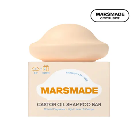 MARSMADE Shampoo Bar - Official Product Anti-Hair Loss & Hair Growth - Oil Control & Dandruff Relief - Repair & Nourish - Zero Waste