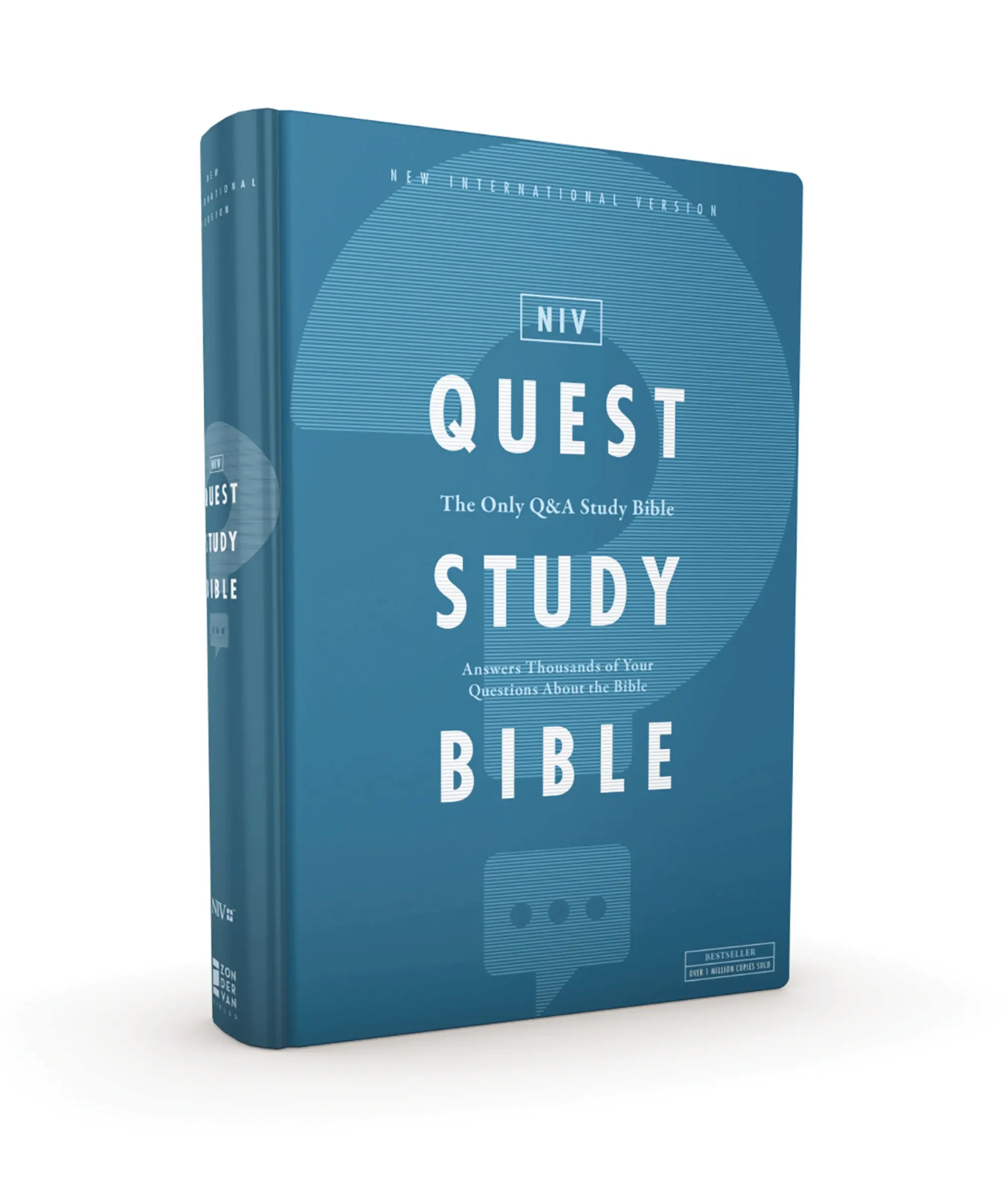 NIV, Quest Study Bible, Hardcover, Blue, Comfort Print: The Only Q and A Study Bible by Christianity Today Intl.||Zondervan [Hardback Book]