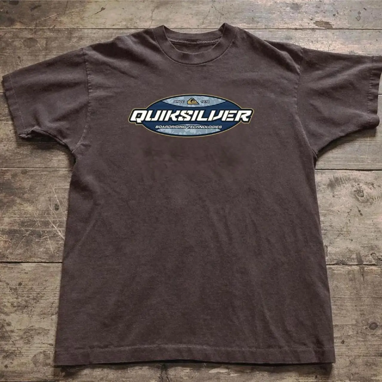 Quiksilver surf tee featuring 'QUICKSILVER'