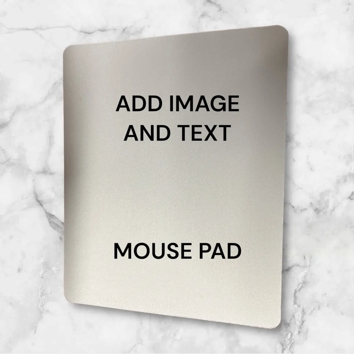 Customizable Mouse Pad with Personal Photo and Text