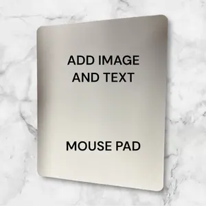 Customizable Mouse Pad with Personal Photo and Text