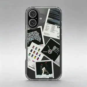Featuring Drake Album Covers and Track Lists for iPhone 17/16/15/14/13/12/11, Cool Phone Accessories.Transparent Silicone Shock-Absorbing and Drop-Proof Phone Case