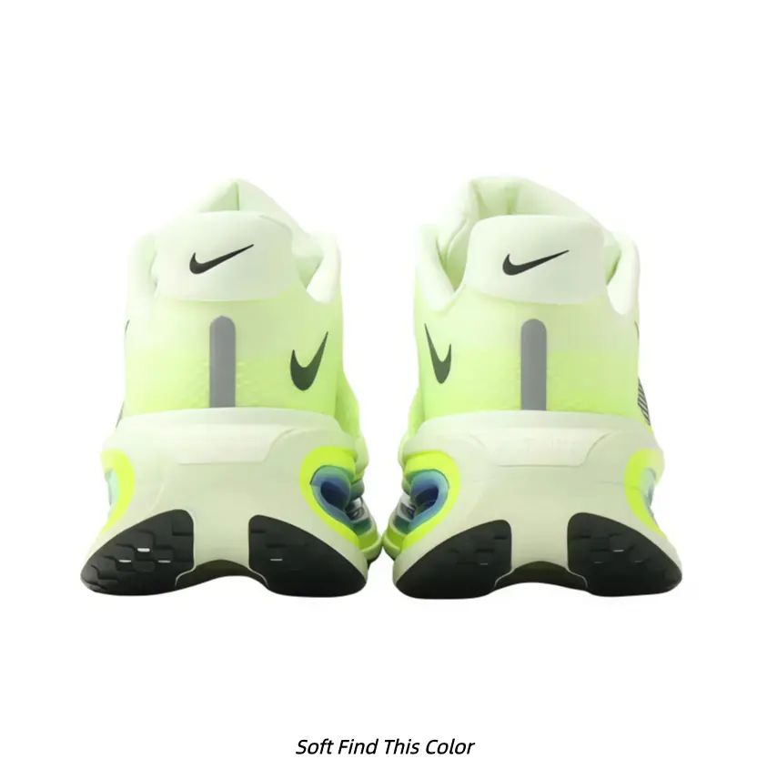 Neon Green Mesh Breathable Running Shoes Full-Length Air Cushion Lightweight Sneakers Low-Top Training Joggers