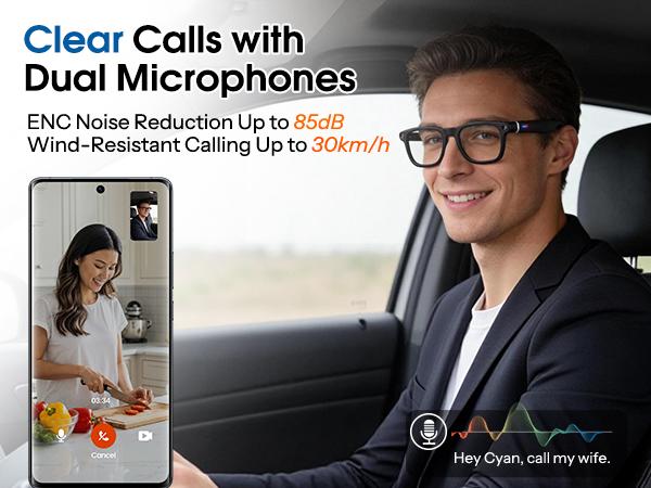 [Spring Deals] Coucur G1 AI 2026 Smart Glasses with Charging Case, 8MP HD Camera Glasses for Men Women, 1200P Video Recording, Open-Ear Bluetooth Glasses for Audio with AI Translation/Voice Control