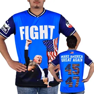 Patriotic Shirt 2024 Fight Shirt 45 47 T Shirt Unisex Jersey for Men and Women