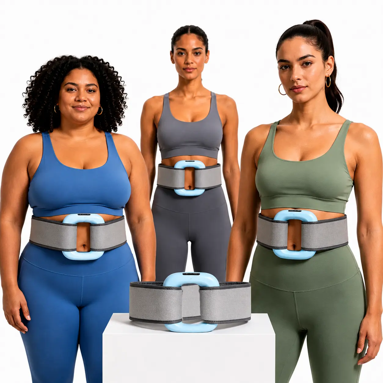 Portable Neck Muscle Massager - Hands-Free, Adjustable, Cordless 5-Speed Percussion Ring Massager with Strap for Deep Tissue Relief, Muscle Massagers