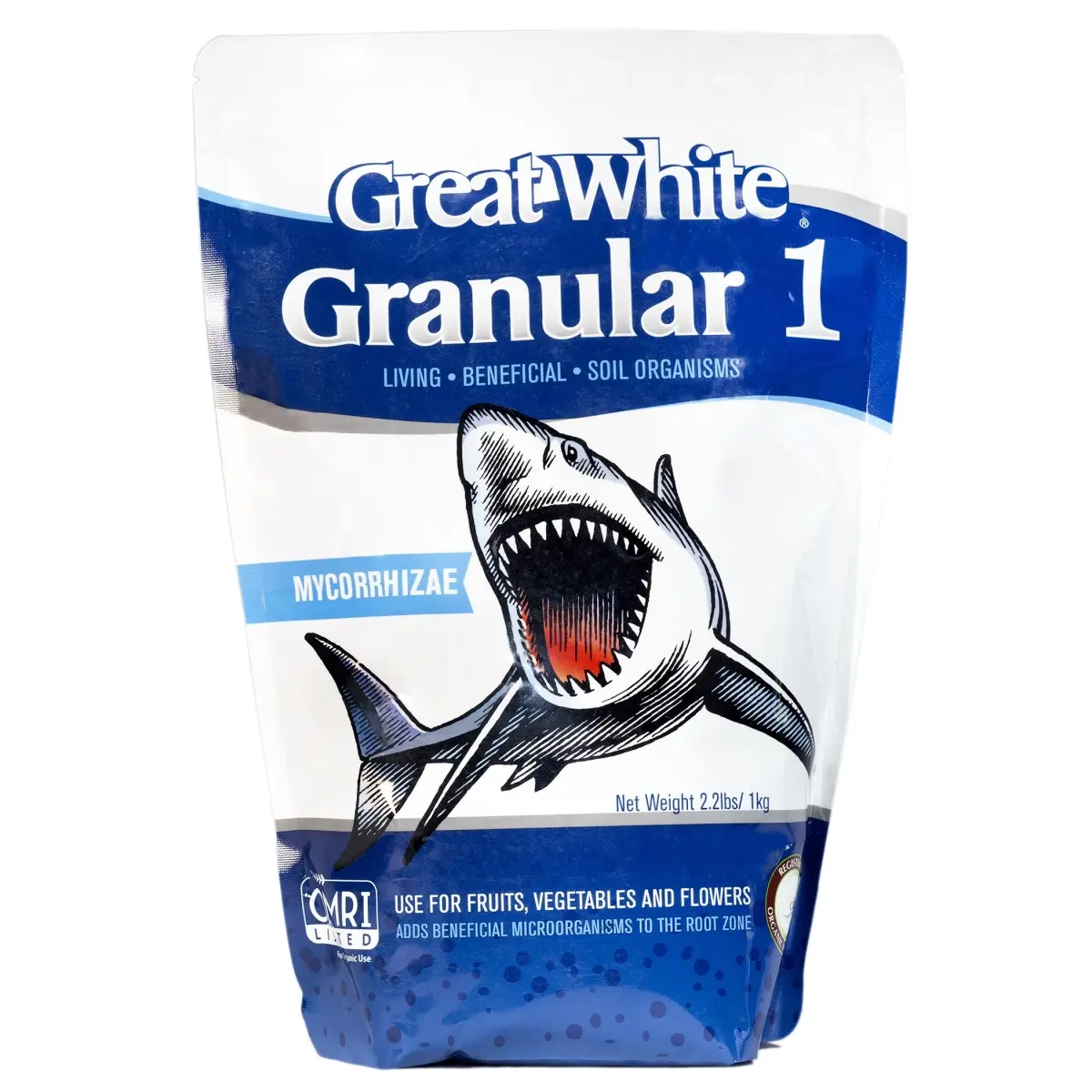 212 MAIN Organic Great White Granular Mycorrhizal Fertilizer - 12.2 lbs, OMRI Listed, for Plant Soil Enhancement