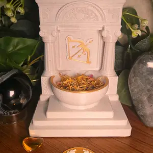 Mini Artemis and Diana Greek or Roman Altar| 5 Inch Goddess Shrine | Moon archer, Hunt, Mini Artemis & Diana Altar | 5 Inch Moon Archer