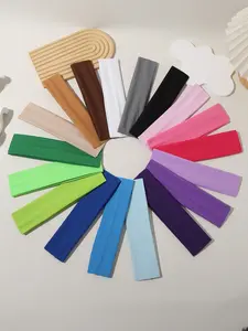 18pcs Women's Multi-Color Sports Casual Elastic Sweat Absorbent Headbands, Yoga Running Hair Accessories, All Seasons