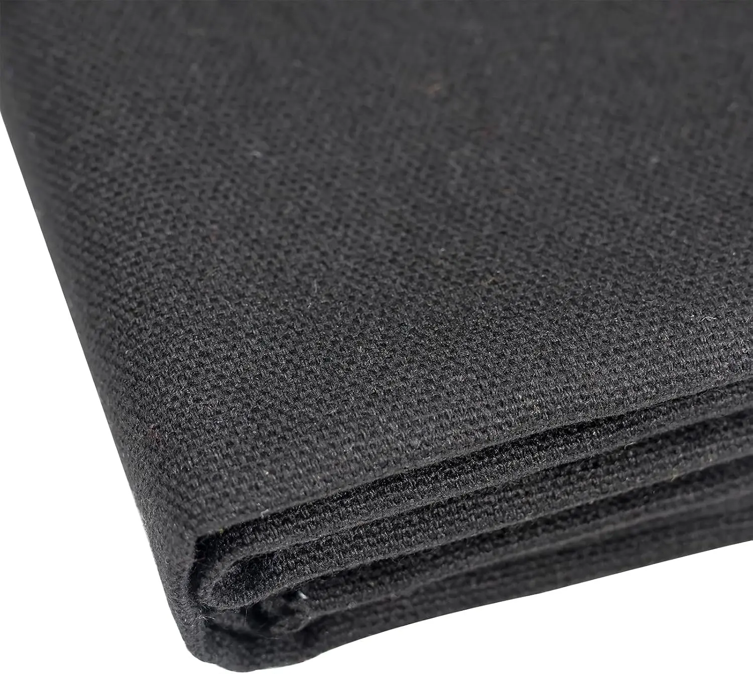 10oz Heavy Duty Cotton Canvas Fabric 60" x 40", Thick Cotton Duck Cloth for Painting, Sewing, Crafts, Tote Bags, Embroidery, Home Decor, Drop Cloth (Black)