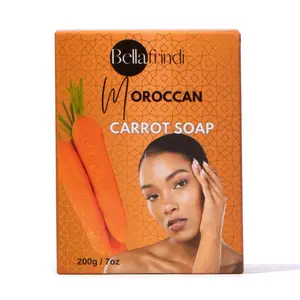 Gentle Carrot Soap for All Skin Types - Hydrating and Anti-Aging Body Wash Moisturizer