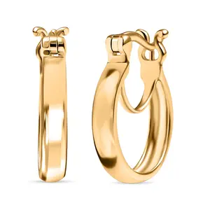 10K Yellow Gold Eternal Hoop Earrings 1.68 Grams Christmas Gifts