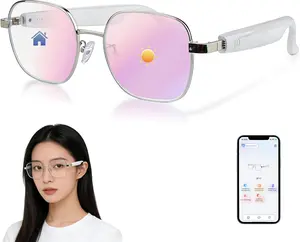 Al Smart Glasses for Women- Bluetooth Translation Glasses with 164 Languages, Color-Change Lens, Music & Call, IP54 Waterproof, Free App, Audio AI Translator Glasses for Meeting Cycling Travel Gaming GenXenon