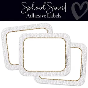 Adhesive Classroom Labels | School Spirit