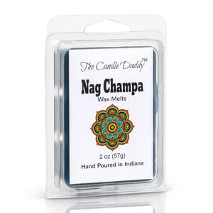 5 pack - Nag Champa Scented Wax Melts 5 (five) 2 oz Packs