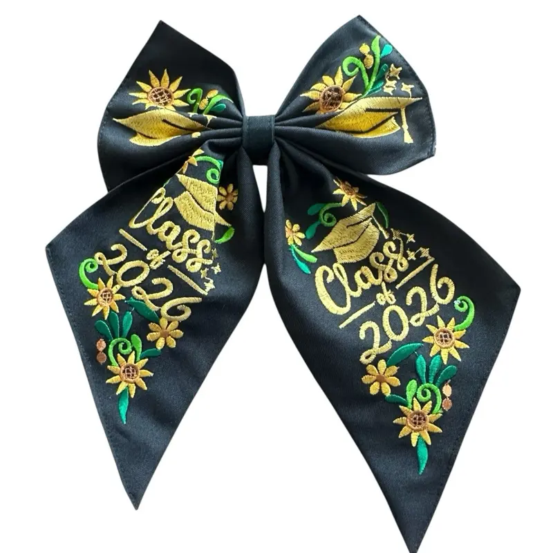 Class of 2026 Embroidery Bow
