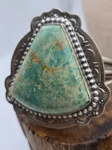 Royston Green & Blue Turquoise Cuff