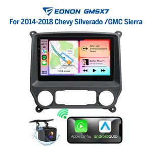 EONON Car Stereo for Chevy Silverado GMC Sierra 2014-2018, Wireless CarPlay & Android Auto Car Radio Touch Screen, 10.1" Android 13/14 Car head unit, SWC, Sub, BT, Backup Camera, Jumpstart Sale - GMSX7/GMSX6S2