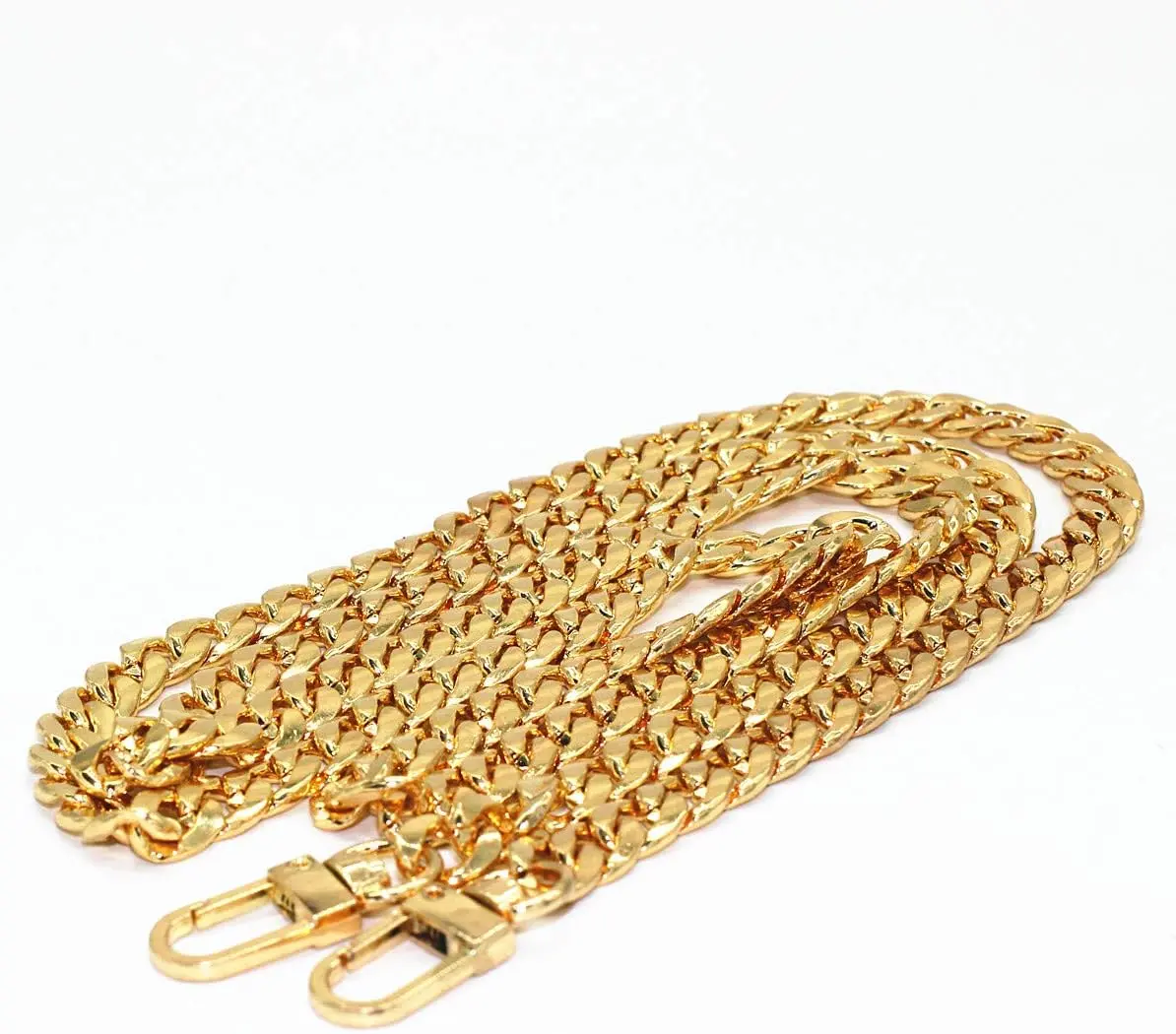 "/120cm  Iron Flat Chain for Handbag  Bag Crossbody Bag Purse Chain Strap Replacement, with Metal Buckles- 6 OZ in Weight ()