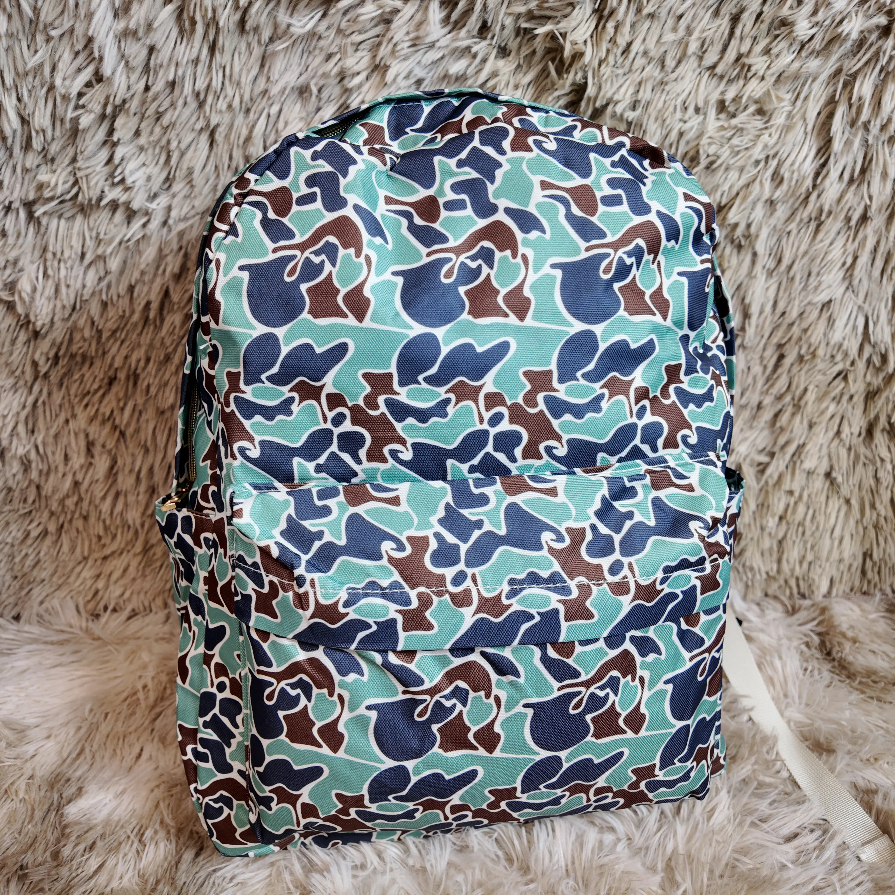 Camouflage Design Bag - Child-Sized Daily Rucksack for Boys, Kids' School Bag for Daily Needs, Bag Design Backpack, Daily Backpack