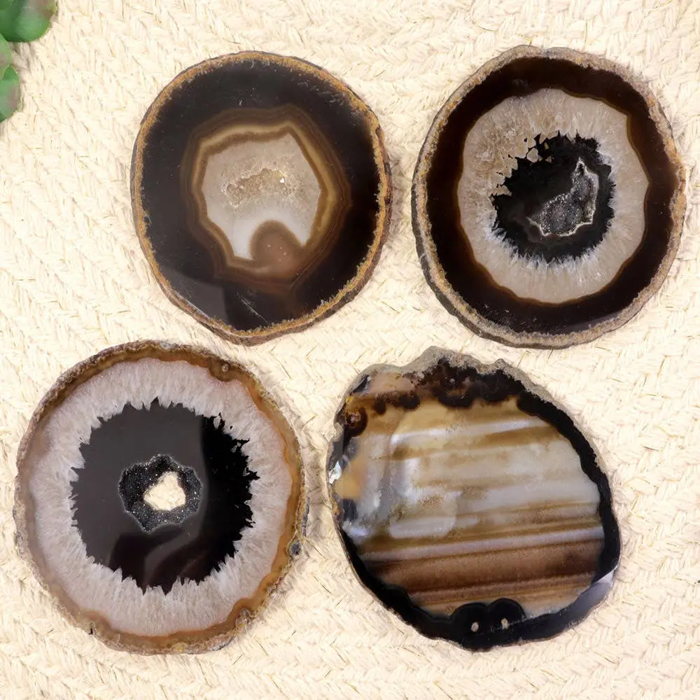 Black Agate Slice (Large)
