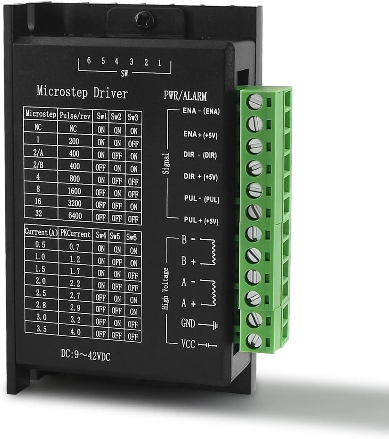 TB6600 4A 9-42V Nema 17 Single Axes Hybrid CNC Stepper Driver Controller for 42 57 86 Stepper Motor 1pcs